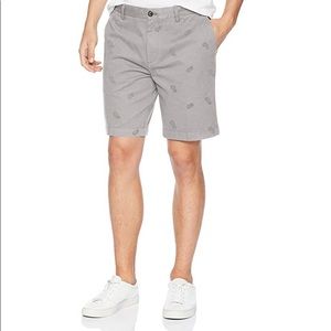 Slim-Fit Print Short - Grey Pineapples (Size 34)